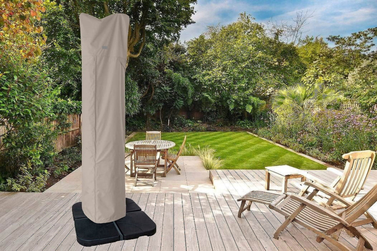 Garden Balsam Patio Umbrella Cover Fits 9' -13' Outdoor Cantilever or Offset Ones Fade Resistant