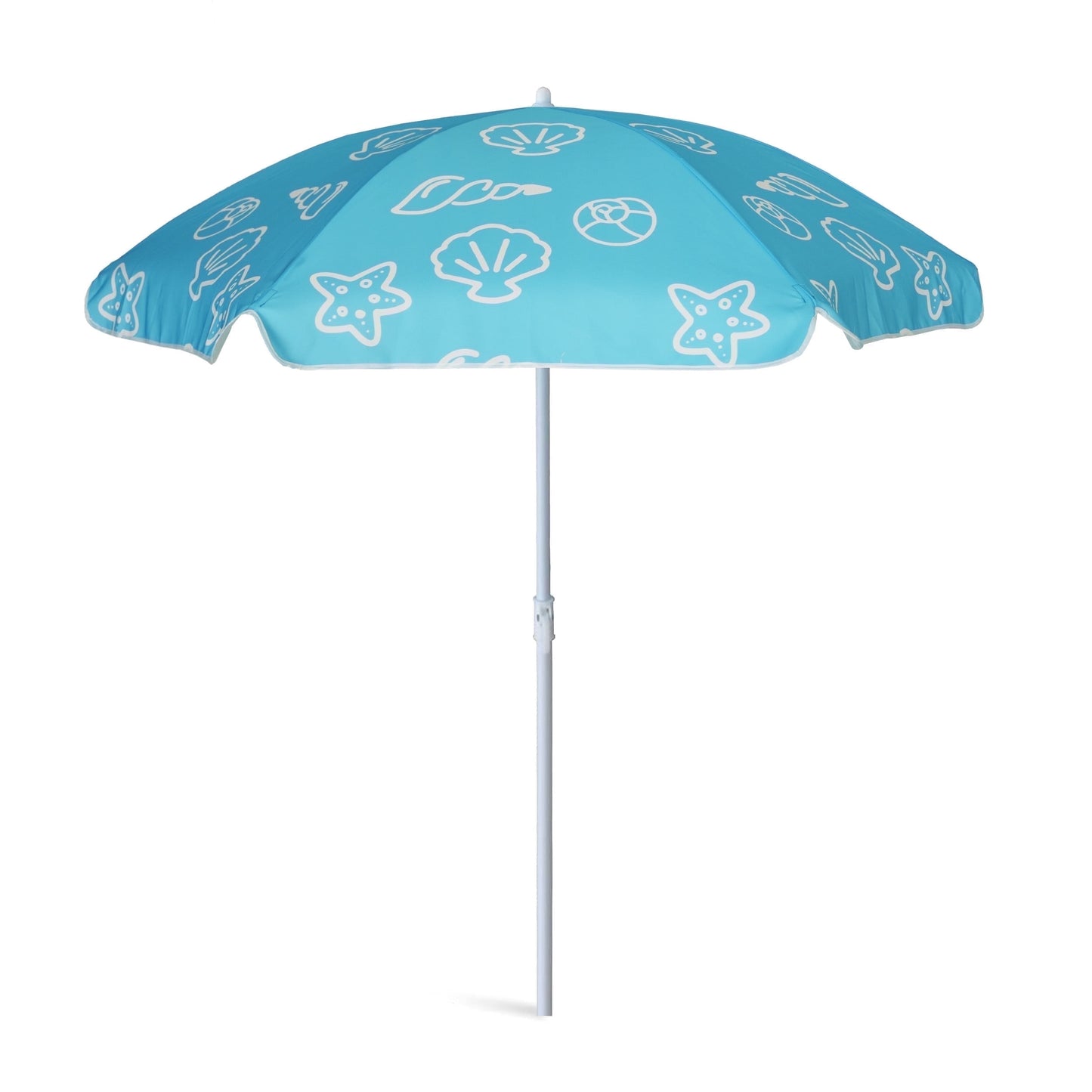 AMMSUN 5ft Seaside Kids Umbrella UPF50+ for Children Sand Water Table Outdoor Play,Boat/Green