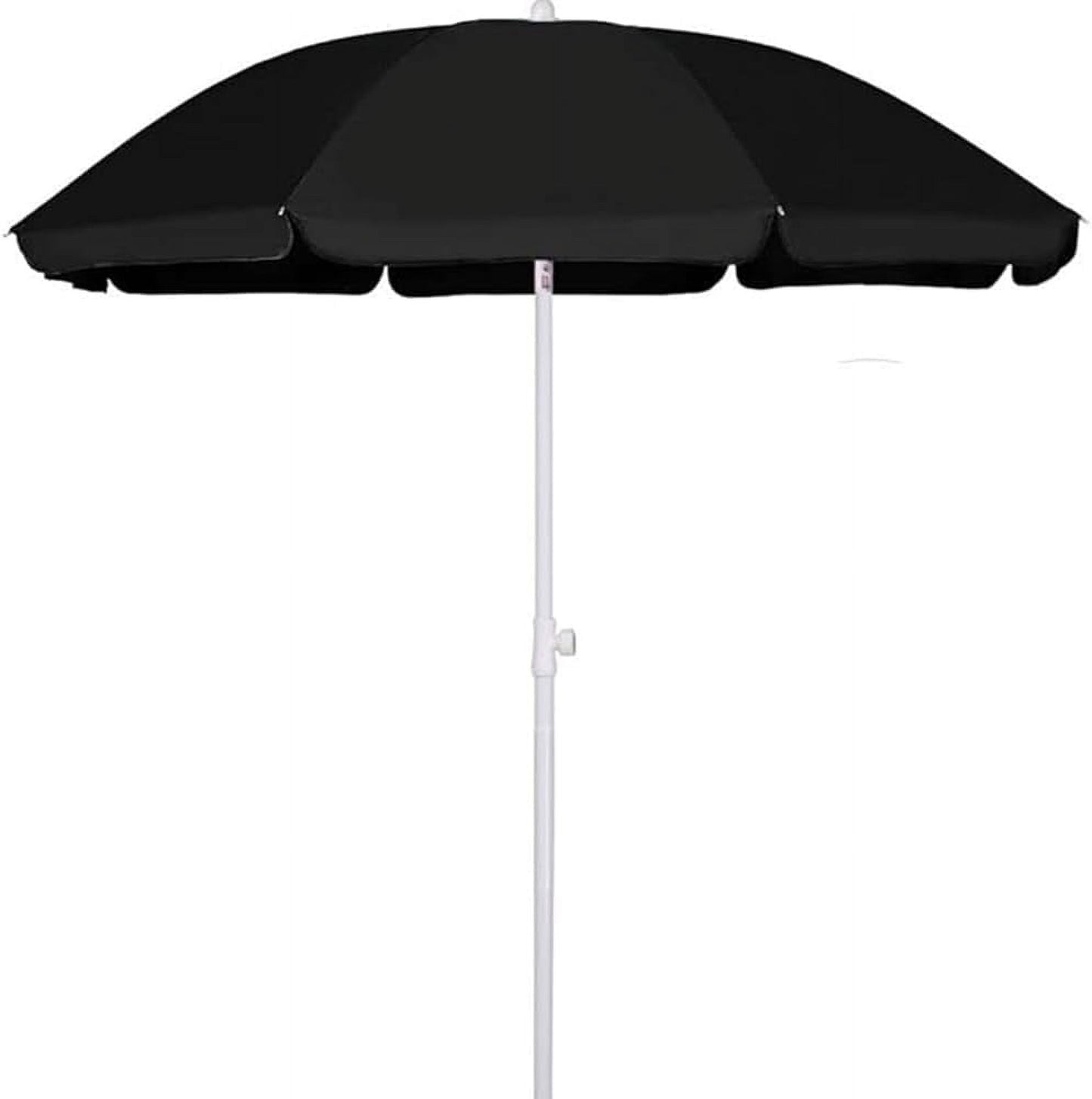 AMMSUN 6ft Green Round Outdoor Picnic Portable Market Patio Umbrella,Push Up & Tilt & Carry Bag