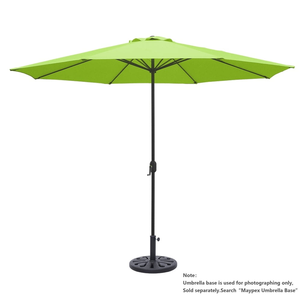 Abble 11' Red Octagon Market Patio Umbrellas, Weather-Resistant