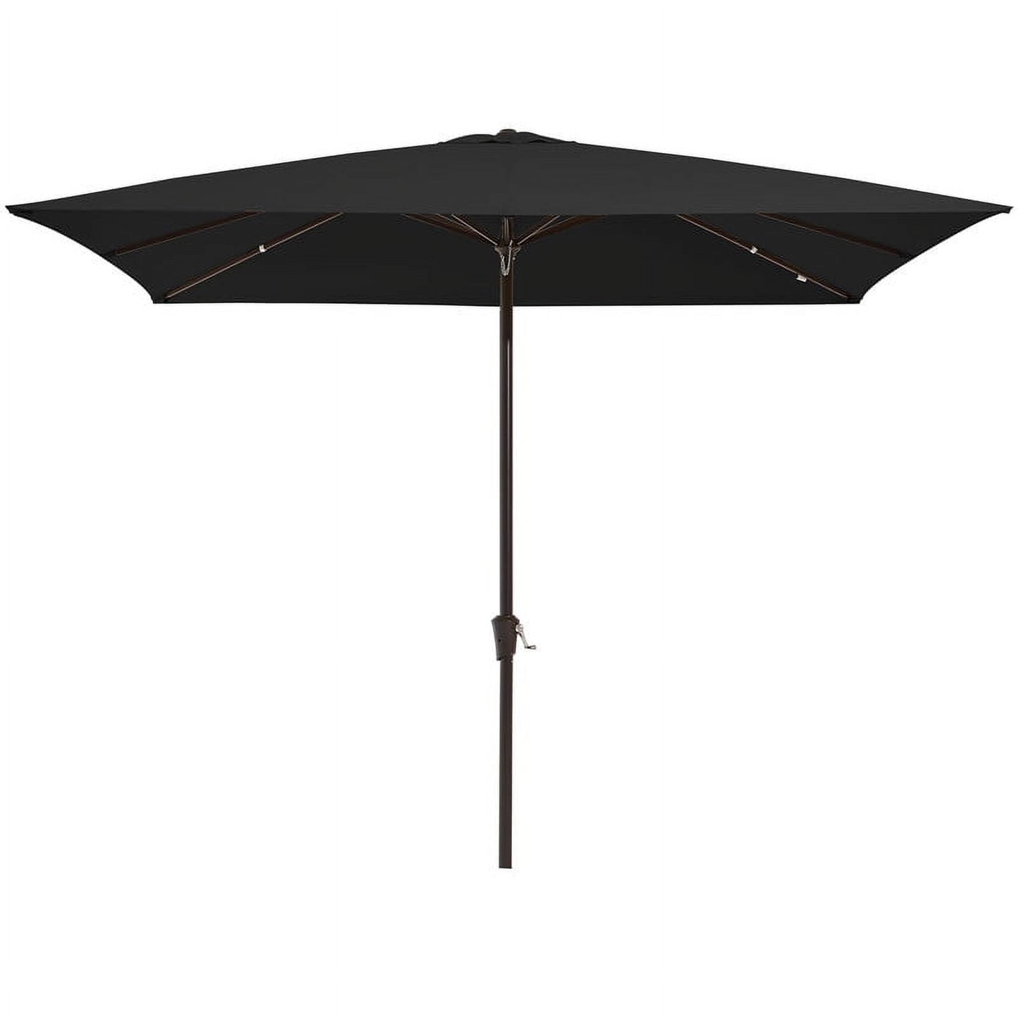 JUSTLET 6.5' x 10' Rectangular Patio Umbrellas, Outdoor Umbrella for Chair, Navy Blue