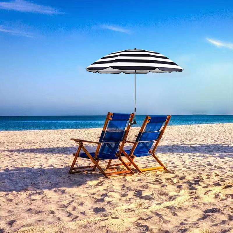 Chair Umbrella with Clamp,46 inches UPF 50+ Clip on Parasol for Patio,Beach Chairs,Strollers,Wheelchairs,Golf Carts