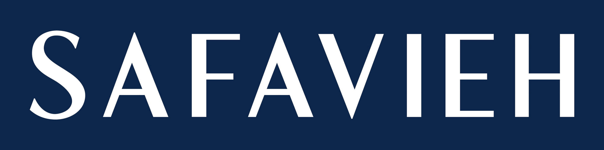 SAFAVIEH Outdoor Collection Milan Fringe 9-Foot Tilt Umbrella Navy/White
