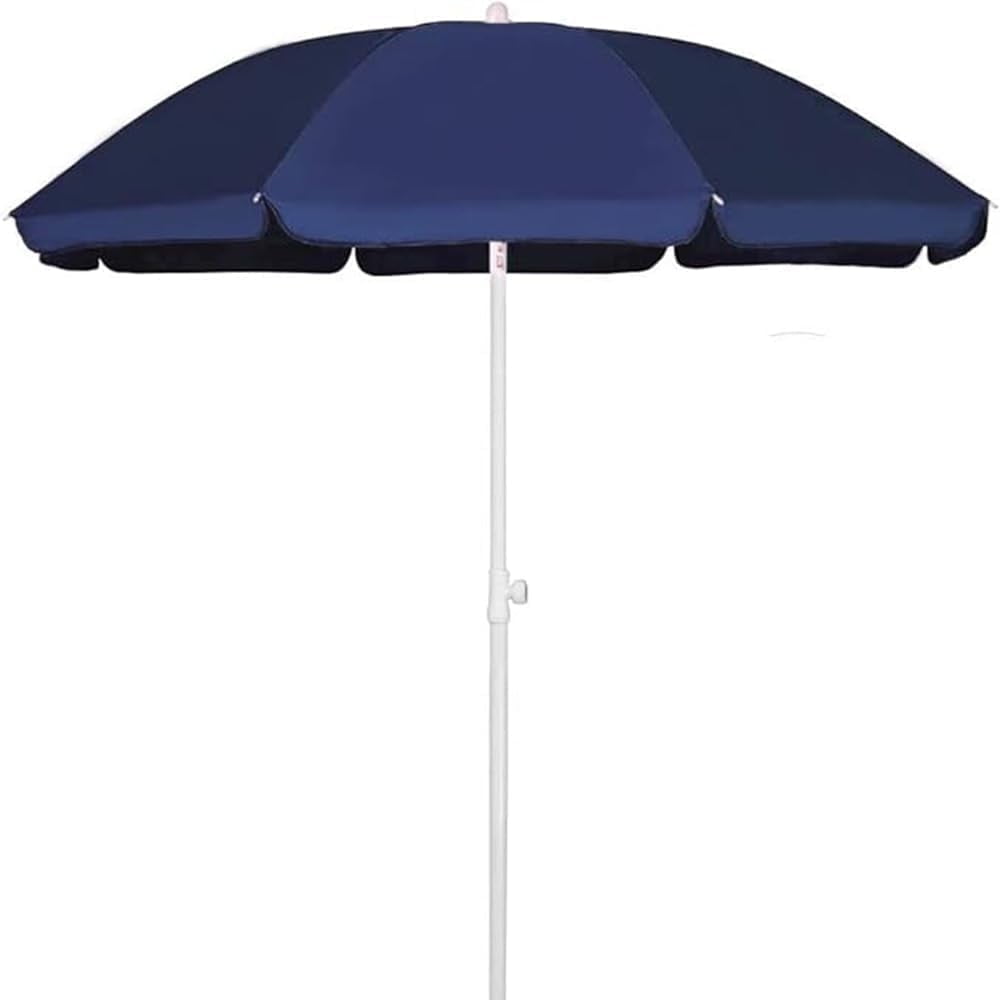 AMMSUN 6ft Green Round Outdoor Picnic Portable Market Patio Umbrella,Push Up & Tilt & Carry Bag