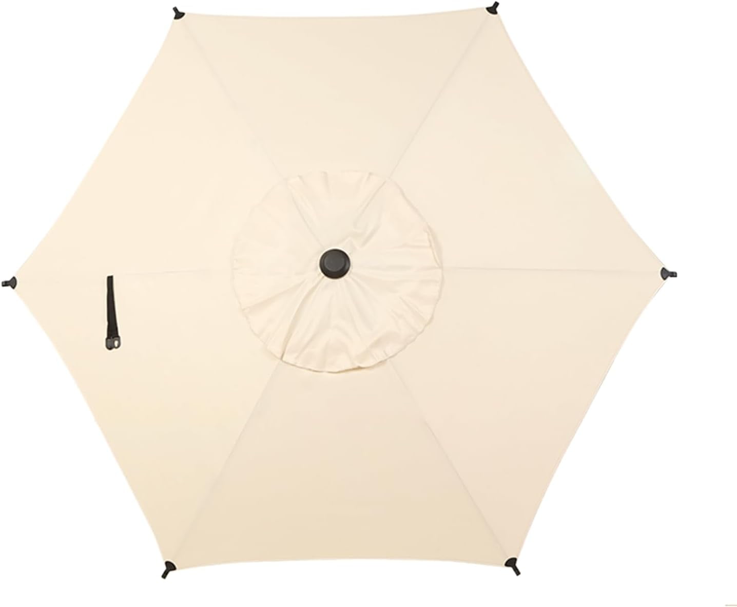Abba Patio 7.5ft Lyon Outdoor Patio Umbrella Cover Replacement w/ 6 Sturdy Ribs, Brown