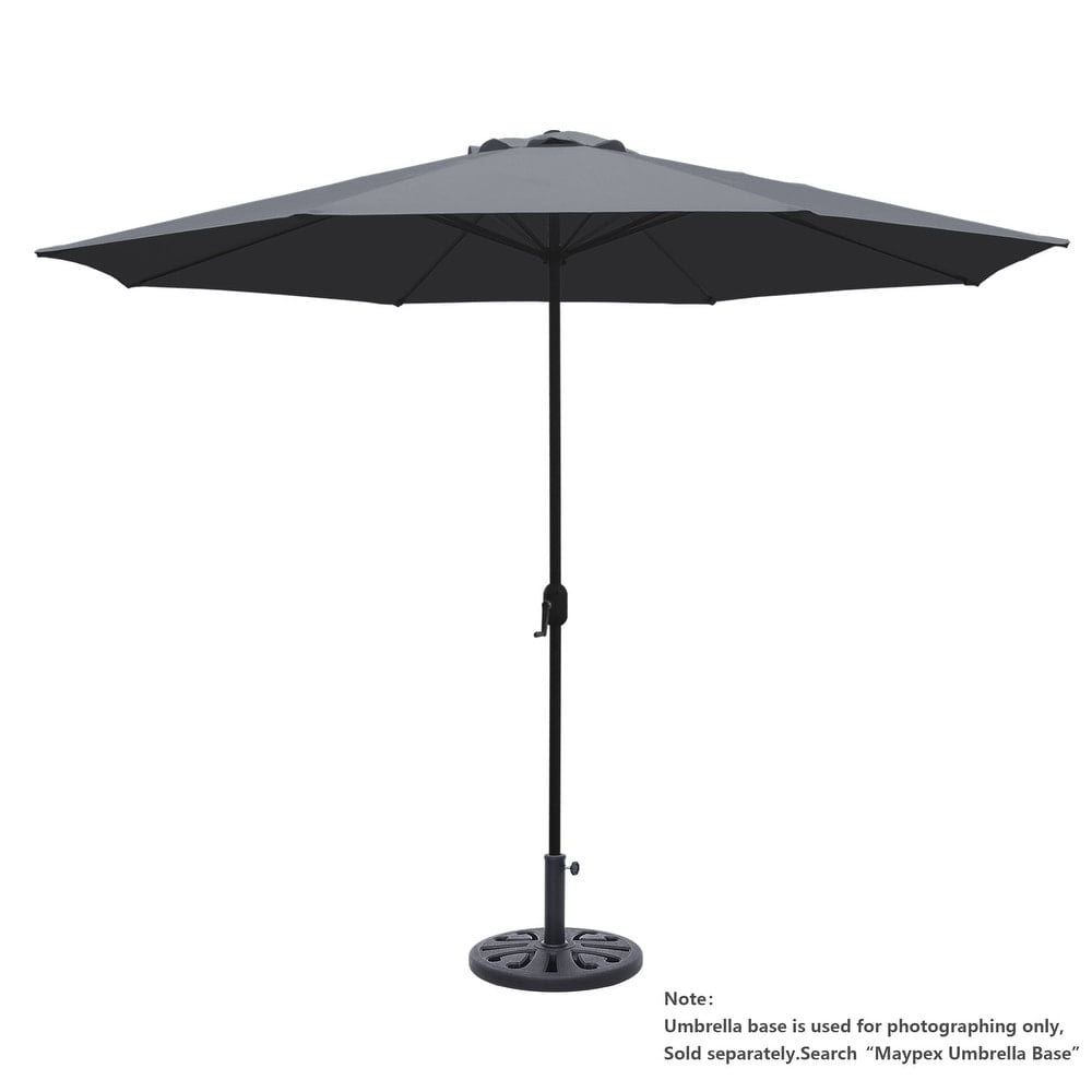 Abble 11' Red Octagon Market Patio Umbrellas, Weather-Resistant
