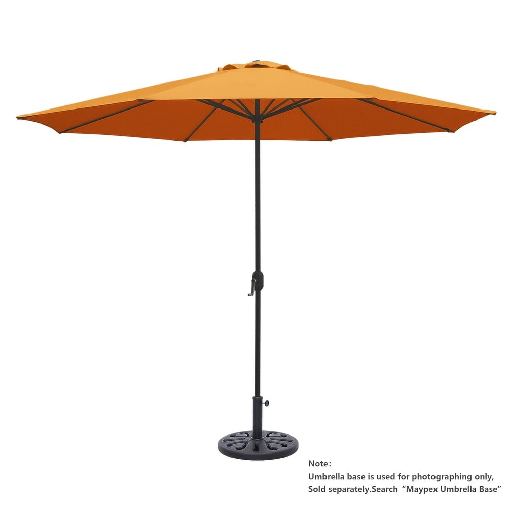 Abble 11' Red Octagon Market Patio Umbrellas, Weather-Resistant