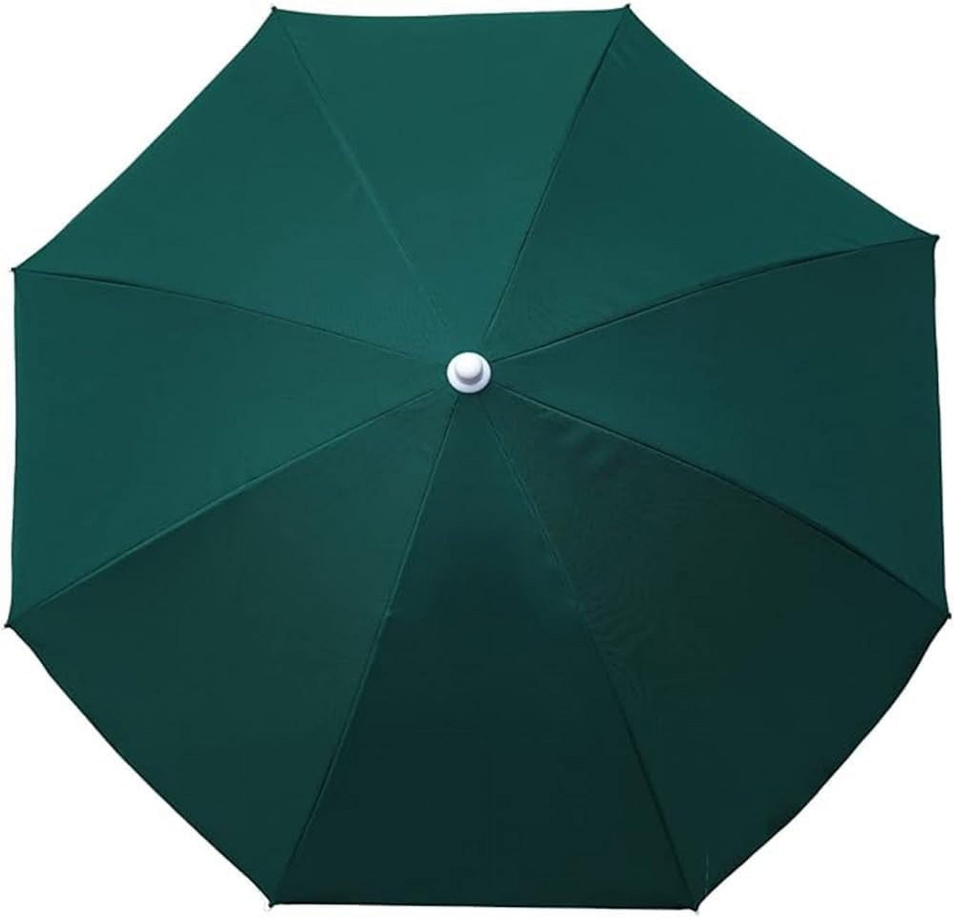 AMMSUN 6ft Green Round Outdoor Picnic Portable Market Patio Umbrella,Push Up & Tilt & Carry Bag