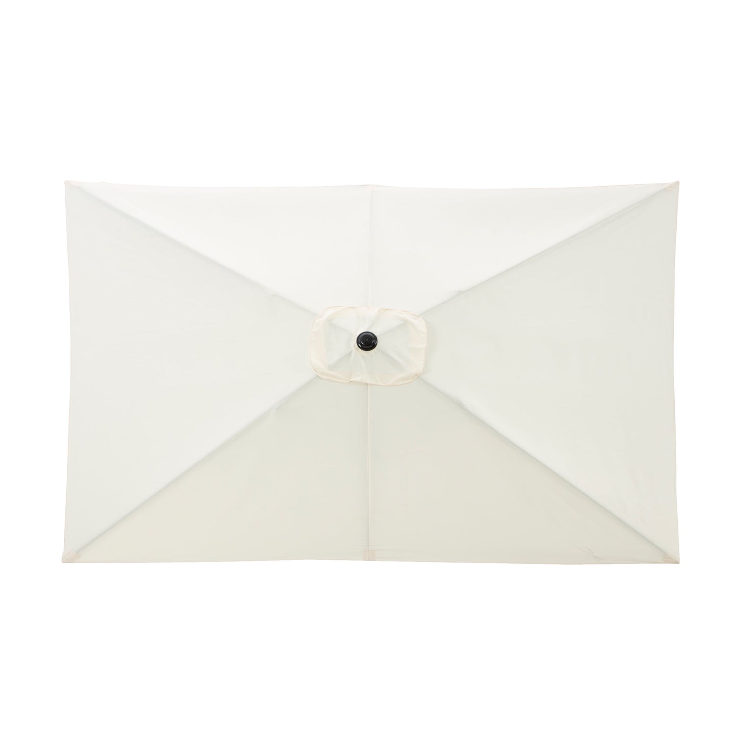 Pure Garden 10’ Rectangular Patio Umbrella with Push Button Tilt, Beige